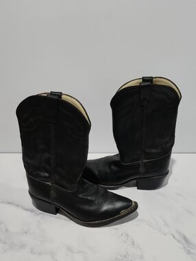 Smoky Mountain Black Western Cowboy Boots